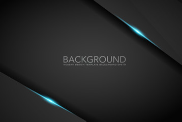 Wall Mural - black abstract background pattern stripe paper material 3d render. business technology commercial sa