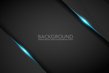 Wall Mural - black abstract background pattern stripe paper material 3d render. business technology commercial sa