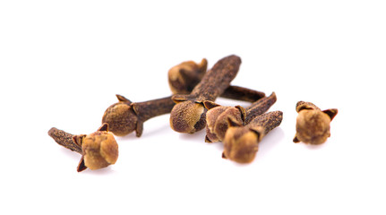 Wall Mural - dry cloves an isolated on white background