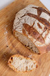 Freshly baked, home-made  sourdough bread