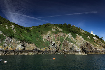 The Channel Islands in summer with good weather and greenery