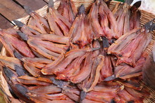 Dried Fish In The Central Market Of Siem Reap Cambodia
