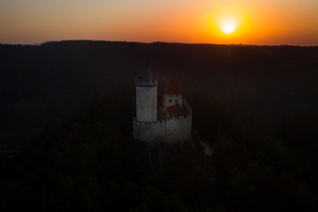 Wall Mural - Kokorin Castle is a castle located northeast of Melnik, Czech Republic. It was built in the first half of the 14th century by order of Hynek Berka. It was heavily damaged during the Hussite wars.