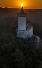 Wall Mural - Kokorin Castle is a castle located northeast of Melnik, Czech Republic. It was built in the first half of the 14th century by order of Hynek Berka. It was heavily damaged during the Hussite wars.