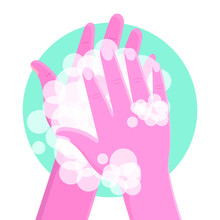 Hand With Pink Gloves
