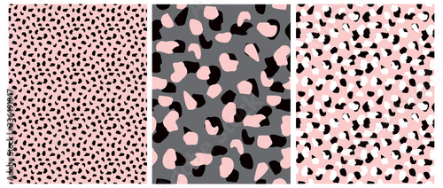 Fotografía Abstract Leopard Skin Seamless Vector Patterns