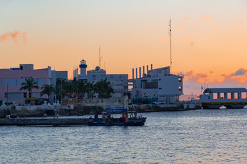 Wall Mural - panorama of Cozumel island in Mexico