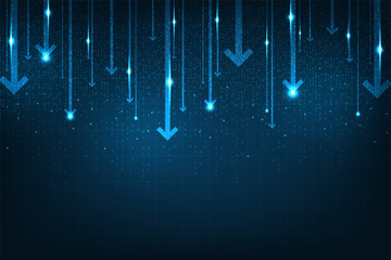 Vector abstract background for digital data access.