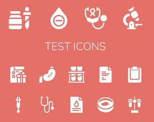 Canvas Print - test icon set