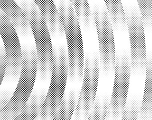 Wall Mural - Circle halftone element, monochrome abstract graphic for DTP, prepress or generic concepts.