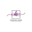 © VOKE VICTORI - BR initial Handwriting logo vector templates
