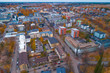 © sikaraha - Over a modern autumn Lappeenranta on a cloudy day (aerial photography). Finland