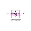 © VOKE VICTORI - HG initial Handwriting logo vector templates