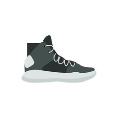 Sticker - basketball shoe on white background vector