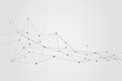 © WC Studio - Abstract connecting dots and lines, Polygonal background, technology design, vector illustrator