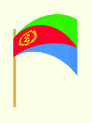 Poster - Eritrea national flag