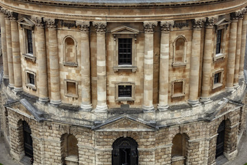 Oxford in England in early Spring with clouds during the day