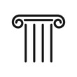 © pambudi - column vector icon, pillar icon in trendy flat design