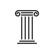 © pambudi - column vector icon, pillar icon in trendy flat design