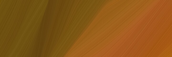 Poster - elegant dynamic horizontal banner with brown, chocolate and coffee colors. graphic with space for text or image. can be used as header or banner