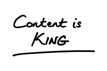 Poster - Content is KING