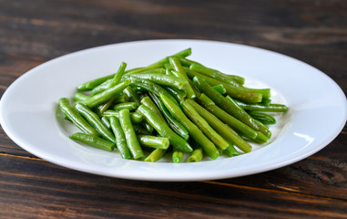 Poster - Portion of fried green beans