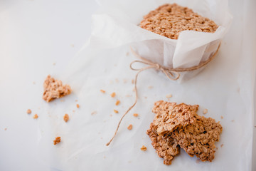 Wall Mural - Homemade oatmeal cookies