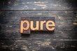 © enterlinedesign - Pure Concept Vintage Wooden Letterpress Type Word