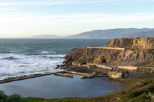 Sutro Baths In San Francisco, Beautiful View, Pacific Ocean