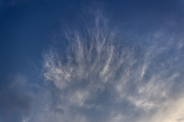 blue sky with clouds