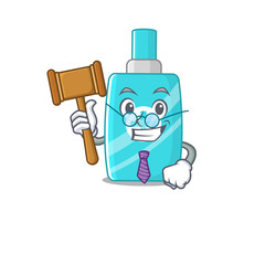 Wall Mural - A humble judge of ointment cream cartoon character design wearing glasses