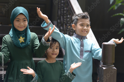 Fotografía Hari Raya Eid Al-Fitr concept.