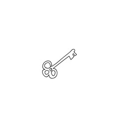 Wall Mural - key icon vector