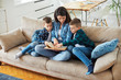 © Lumos sp - book reading read education mother children boy son familiy childhood