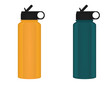 © marijaobradovic - Sport water bottle. vector illustration