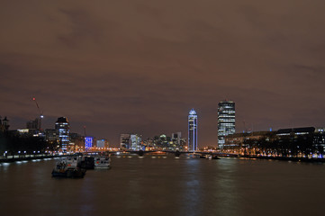 Tamisa river by night