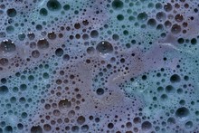 Mixture Of Soap Foam Bubbles. Abstract Background