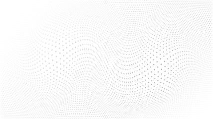 Wall Mural - abstract halftone wave dotted background. modern monochrome background. futuristic grunge pattern, d