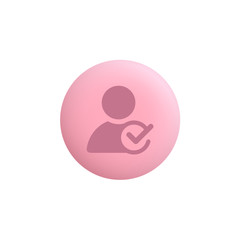 Poster - Trusted User -  Modern App Button