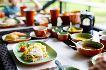 Wall Mural - Delicious breakfast