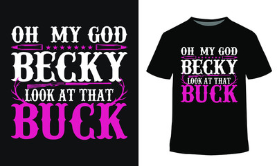 buck hunting t-shirt