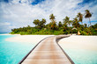 Beautiful tropicalisland at Maldives