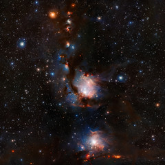 Wall Mural - stars nebula in space ( elements of this image furnished by nasa)