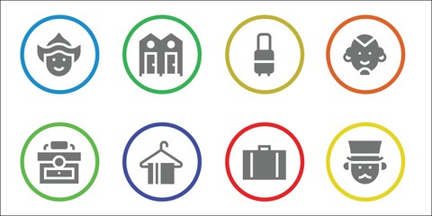 Sticker - suit icon set