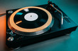 turntable with 10 inch vinyl record
