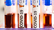 Three or COVID-19 coronavirus positive test on the tubes 