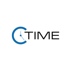 Time logo design concept template.