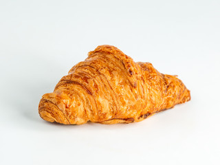 fresh french croissant on the table