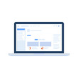 © eMIL' - Laptop concept. Online education in your computer