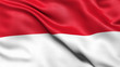 © Carsten Reisinger - 3D illustration of the flag of Indonesia waving in the wind.